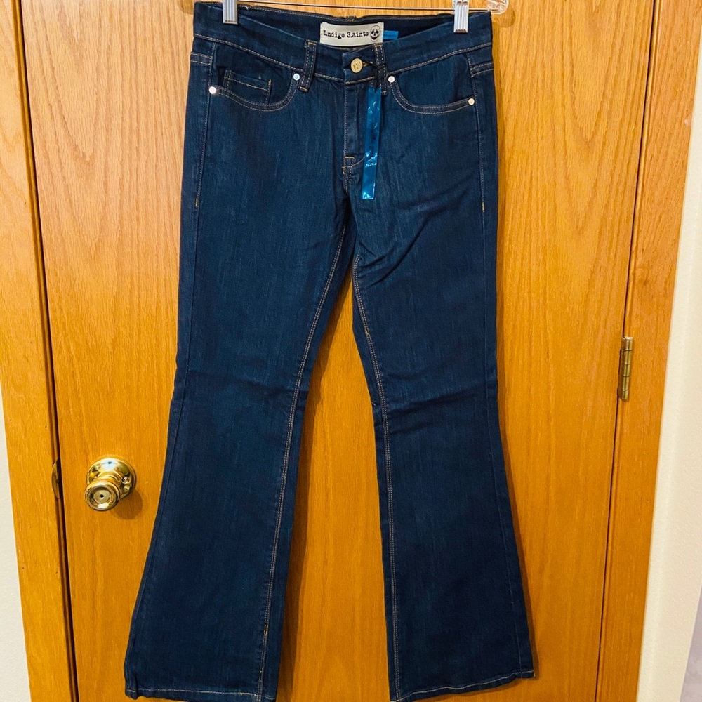 I.ndigo S.aints petite fit boot cut jeans size 27